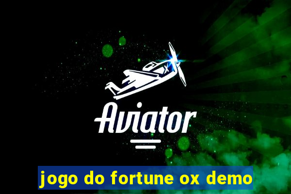 jogo do fortune ox demo